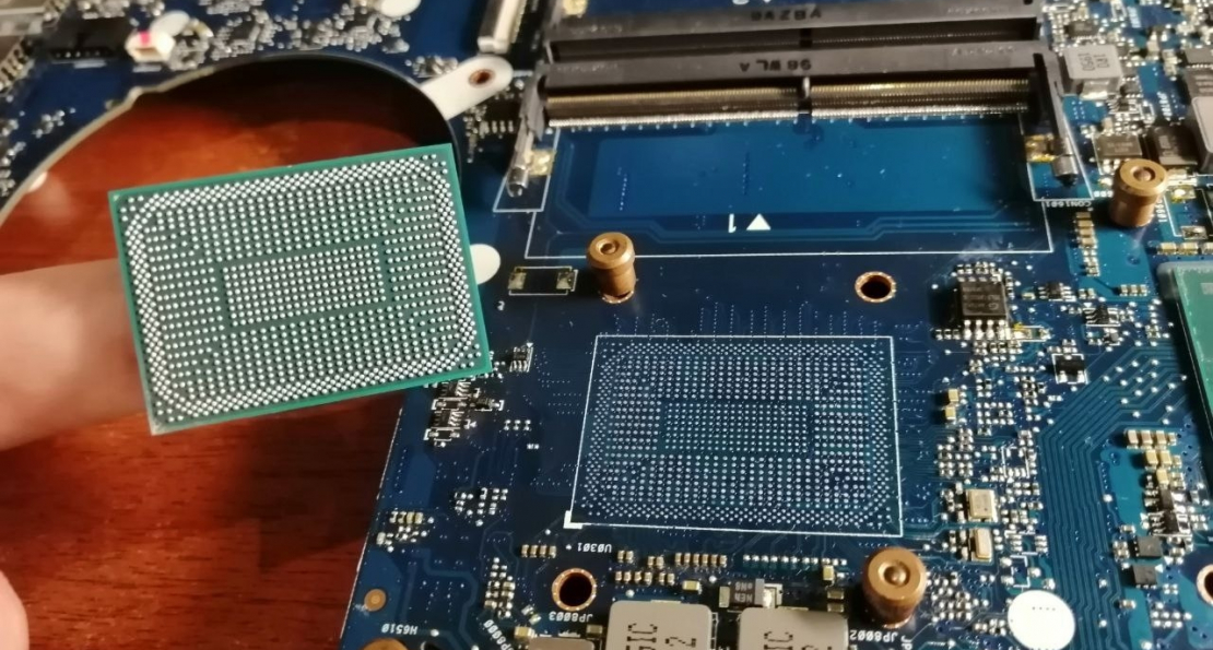 Замена CPU и мультиконтроллера ноутбука ASUS